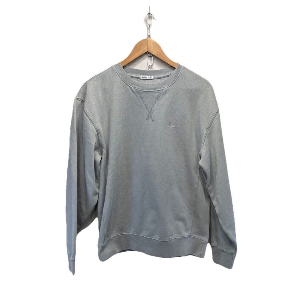 Katin Sweatshirt Light Blue Mineral Wash Crewneck Men’s Small Cotton Blend New